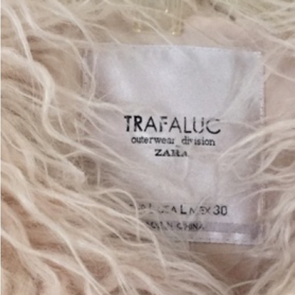 🐏ZARA🐏TRAFALUC FAUX MONGOLIAN VEST ❄️❄️❄️❄️❄️❄️❄️❄️❄️❄️❄️❄️ - Picture 2 of 4